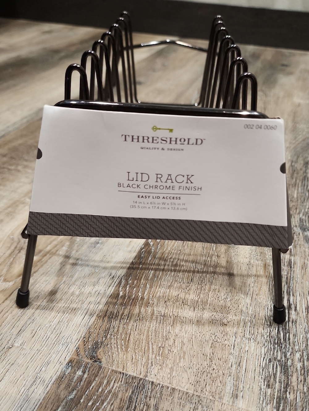NWT THRESHOLD LID RACK